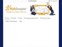 Tablet Screenshot of mathimagine.com